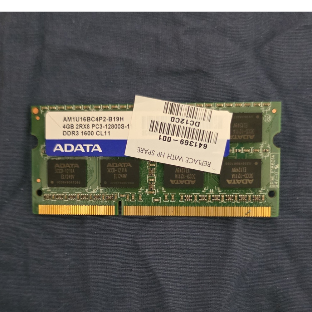 ADATA 4GB DDR3 SO-DIMM HP Laptop RAM