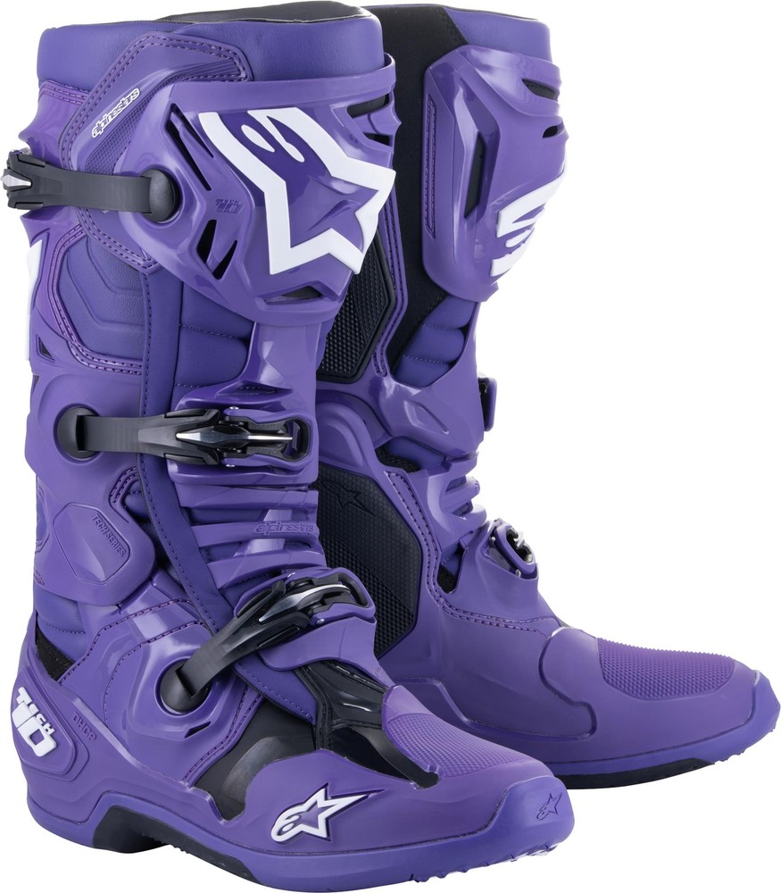 Tech 10 Boots Ultraviolet Black Sz 12