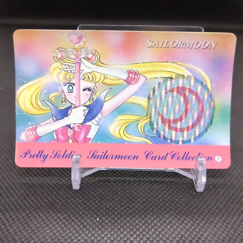 Usagi Tsukino No.1 SAILOR MOON Card Japan Anime Retro BANDAI 1993 TOEI B