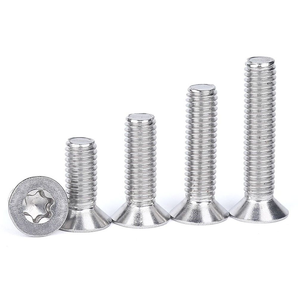 M6 304 A2 Stainless Steel Torx Flat Head Security Machine Screws Bolt
