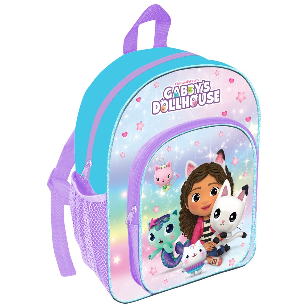 Gabby's Dollhouse Deluxe Backpack for Girls Kids School Rucksack