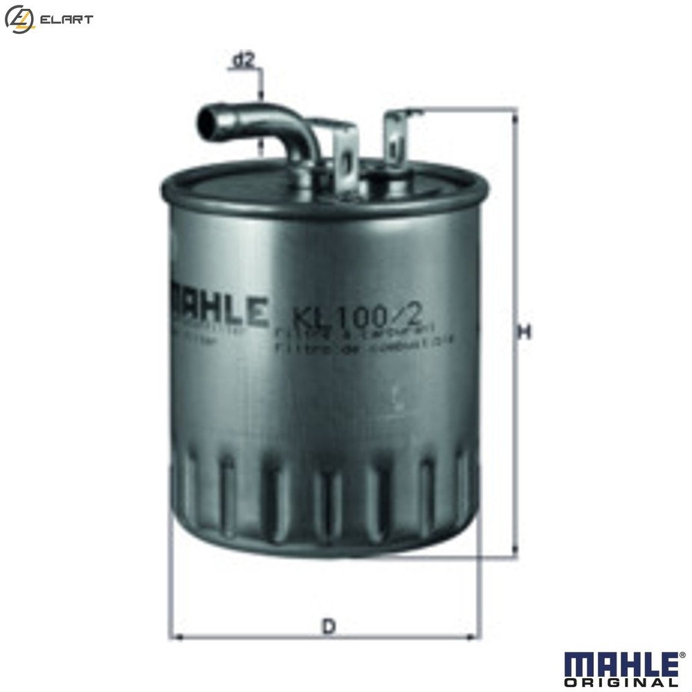FUEL FILTER KL 100/2 FOR MERCEDES-BENZ V-CLASS VITO/Van/Bus SPRINTER/Dump/5-t