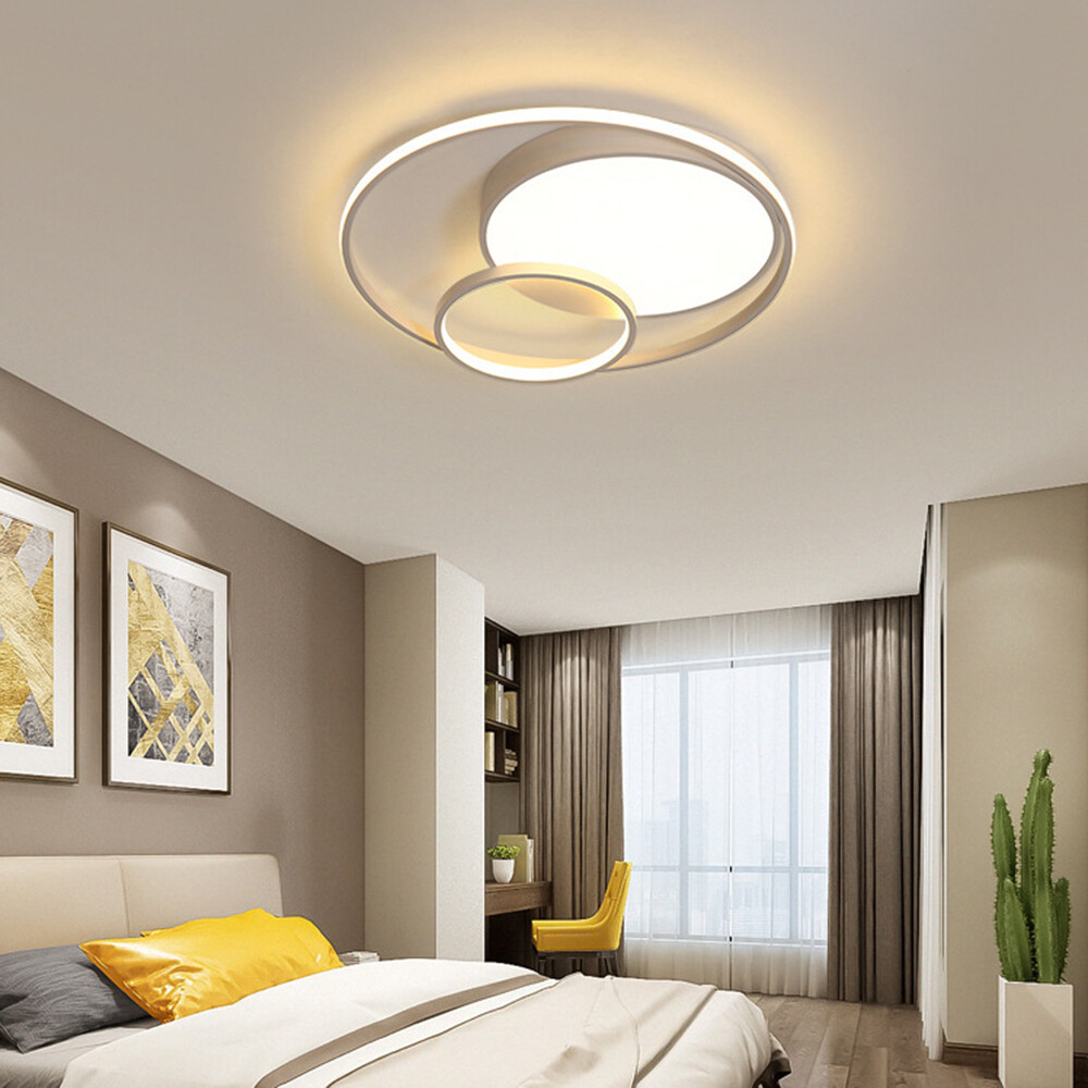 55W Modern Acrylic LED Ceiling Light for Bedroom Living Room Chandelier