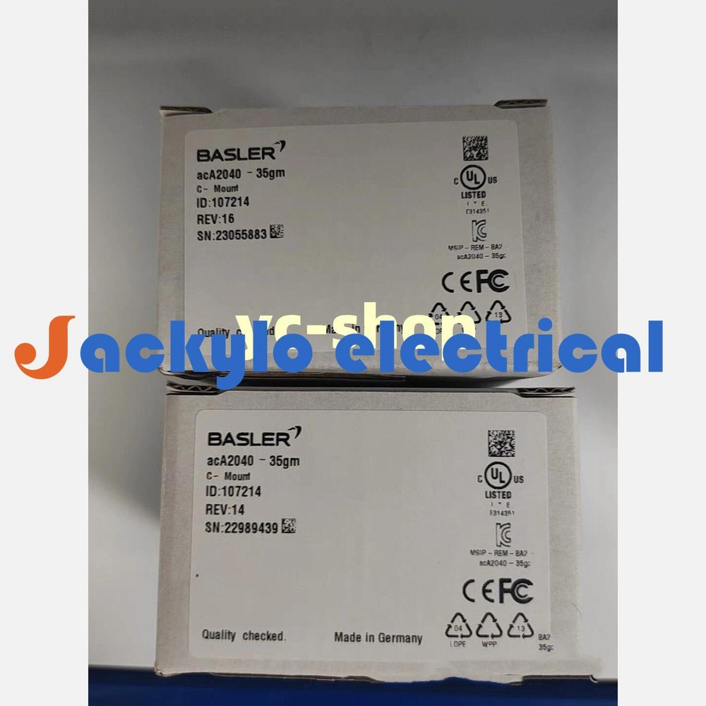 New BASLER acA2040-35gm Industrial Camera Fast Shipping FedEx or DHL