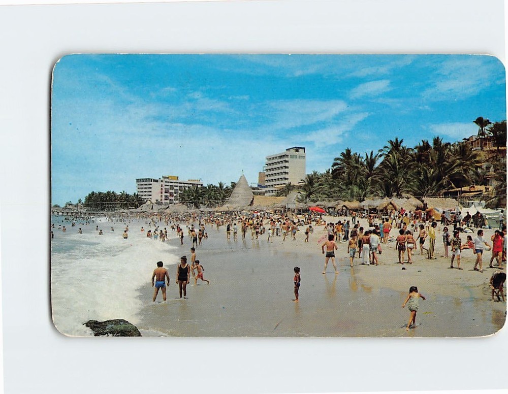 Postcard View of the Delfin and Tropicana Hotels Puerto Vallarta Mexico