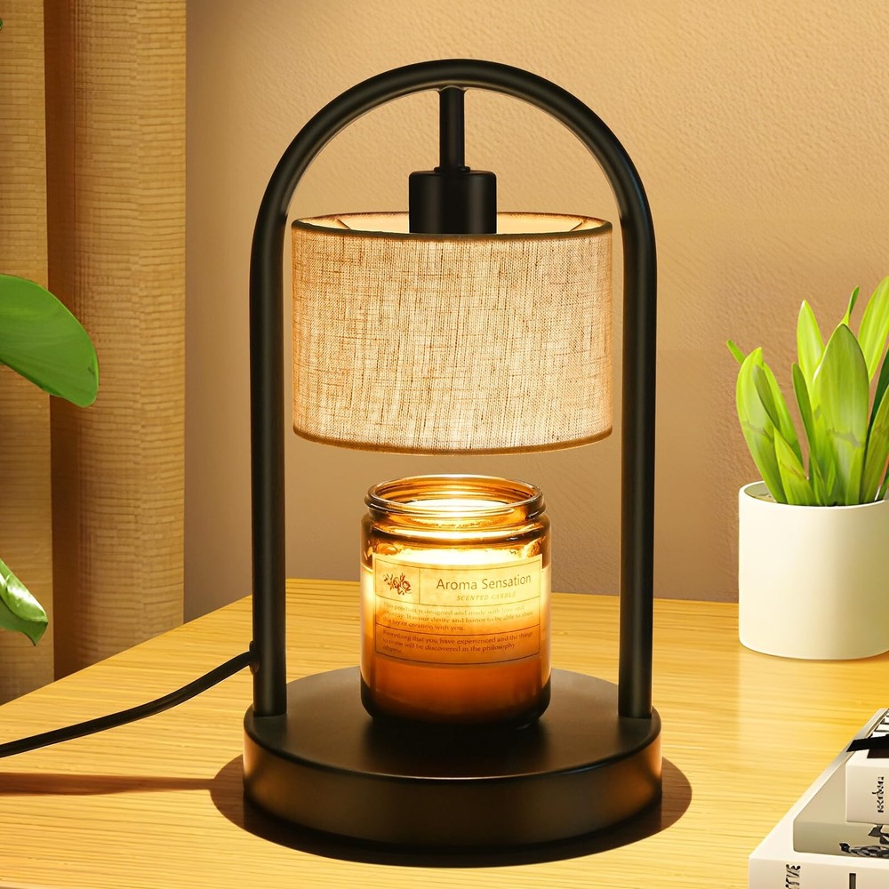 Dimmable Candle Warmer Lamp with Timer for Wax Melts