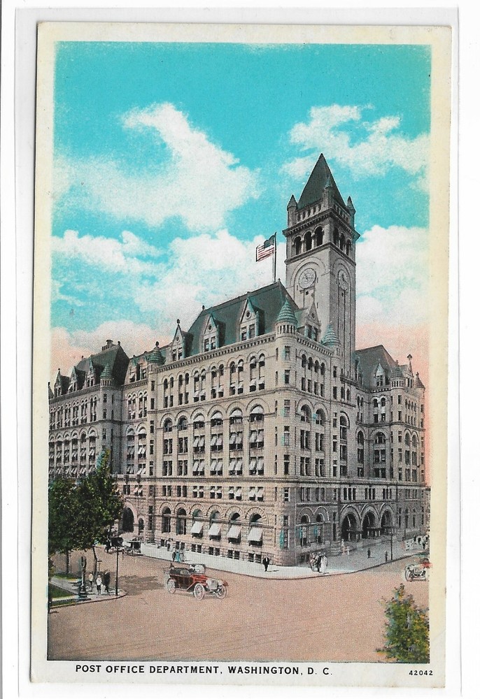 VTG Postcard Post Office Department, Washington, D.C.