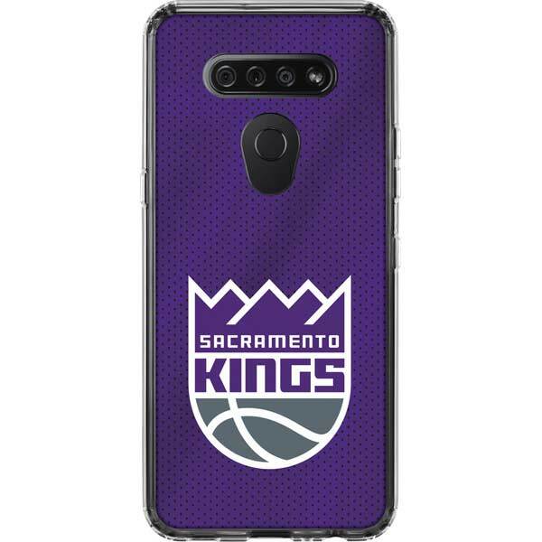 NBA Sacramento Kings LG K51/Q51 Clear Case - Sacramento Kings Jersey