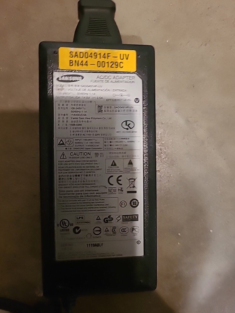 OEM Samsung SAD03612A-UV 12V 3.0A AC Adapter-image