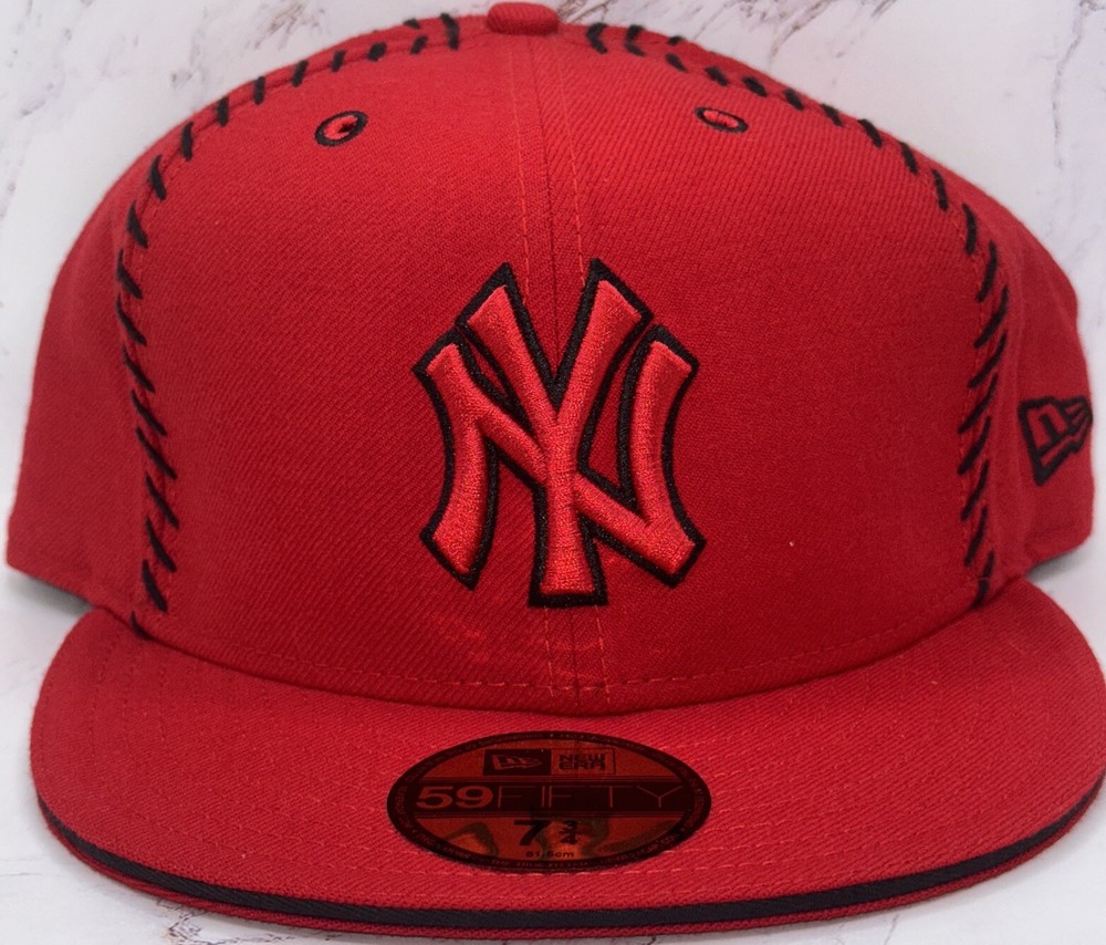 MLB New York Yankees Fitted 7 3/4 Hat New Era 59FIFTY NEW Stitched Dead Stock