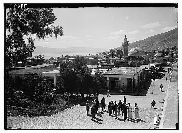 View of Tiberias from the Tiberias Hotel,Israel,Middle East,American Colony,1