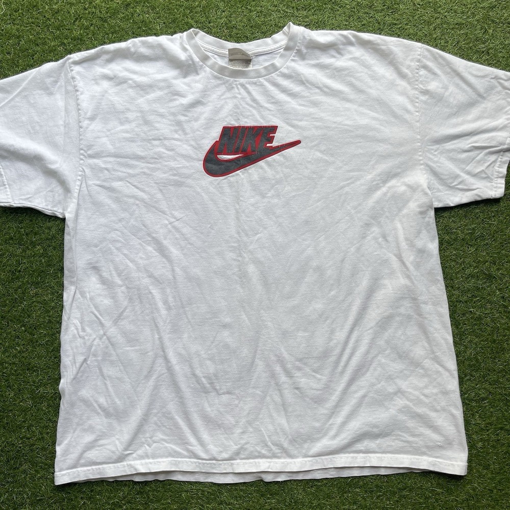 Nike Center Logo Swoosh T-Shirt Men's 2XL VTG