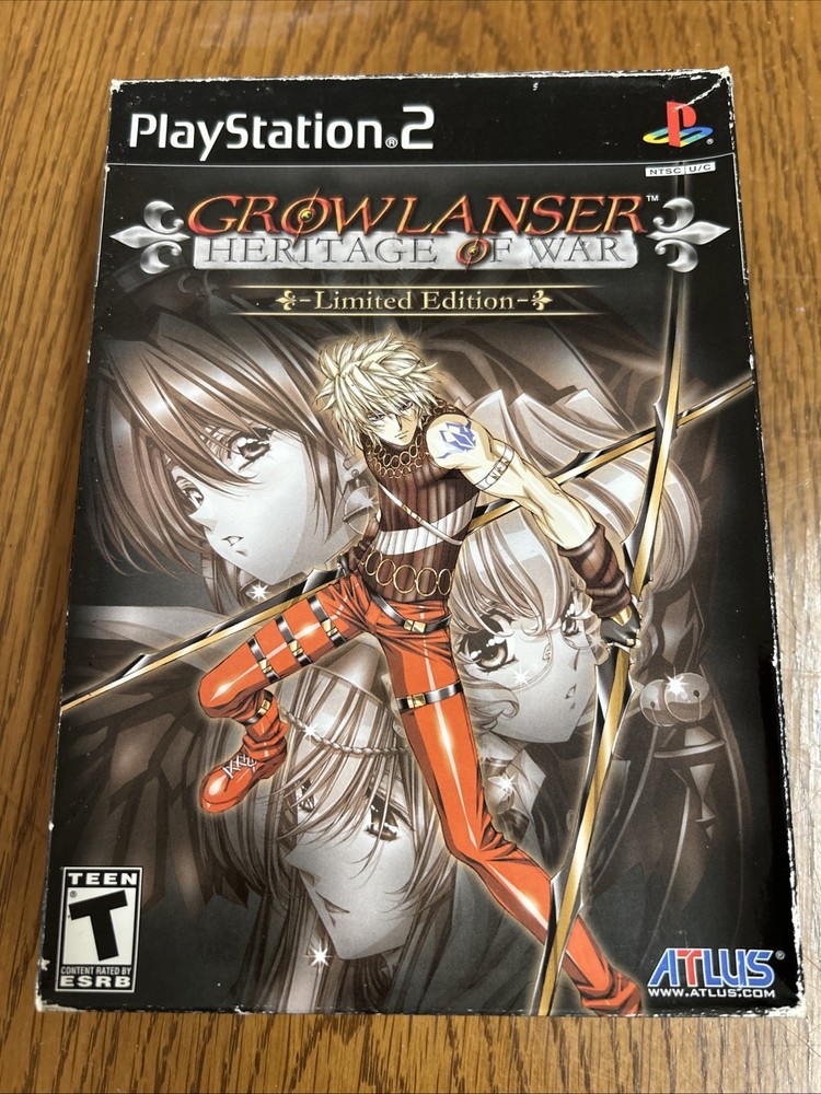 Growlanser: Heritage of War - Limited Edition Complete CIB Atlus PlayStation 2