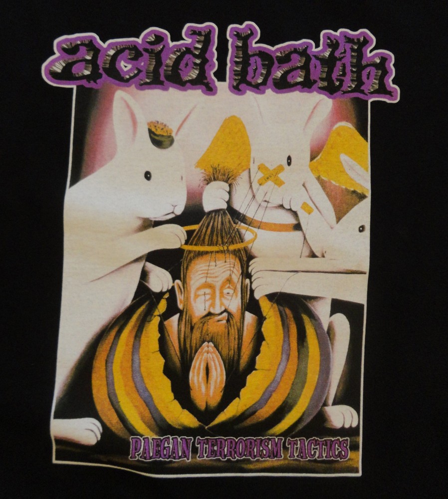 ACID BATH - Paegan Terrorism Tactics T-Shirt - Official - New-image
