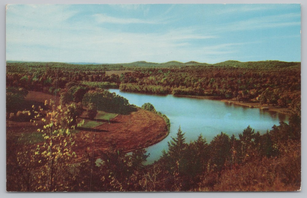 Lake Taneycomo Missouri~Taney Vista Bend~Vintage Postcard