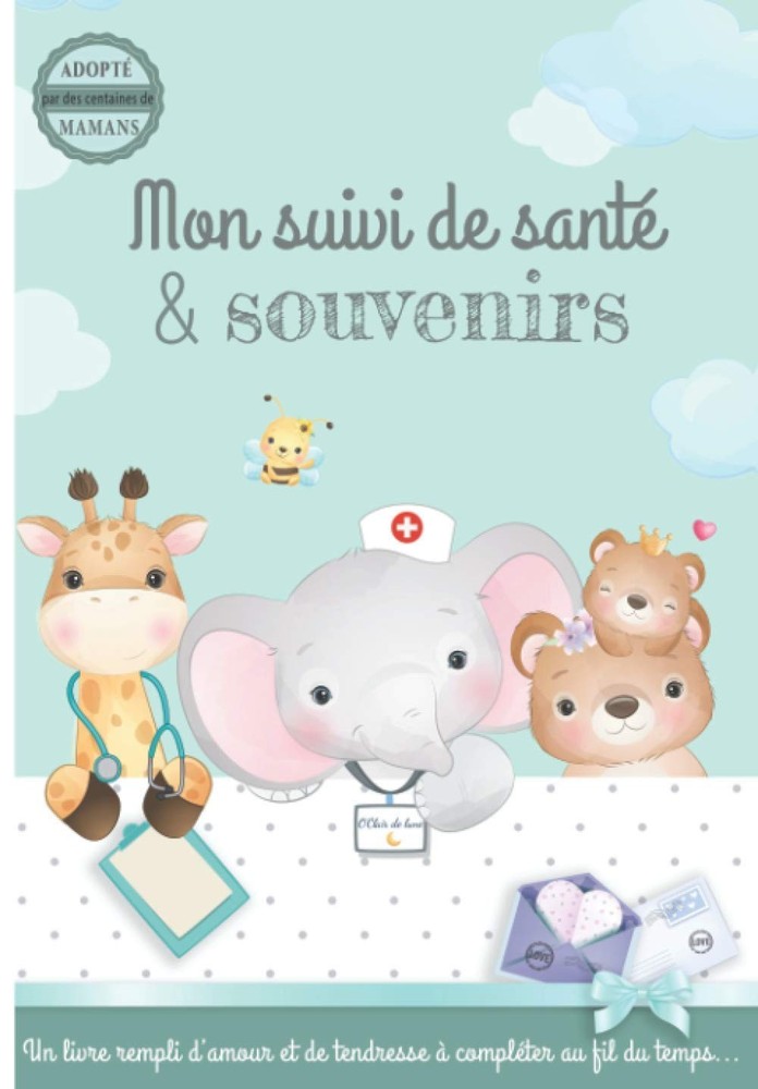 Mon suivi de santé et souvenirs: Carnet tout en un - carnet de santé bébé et liv