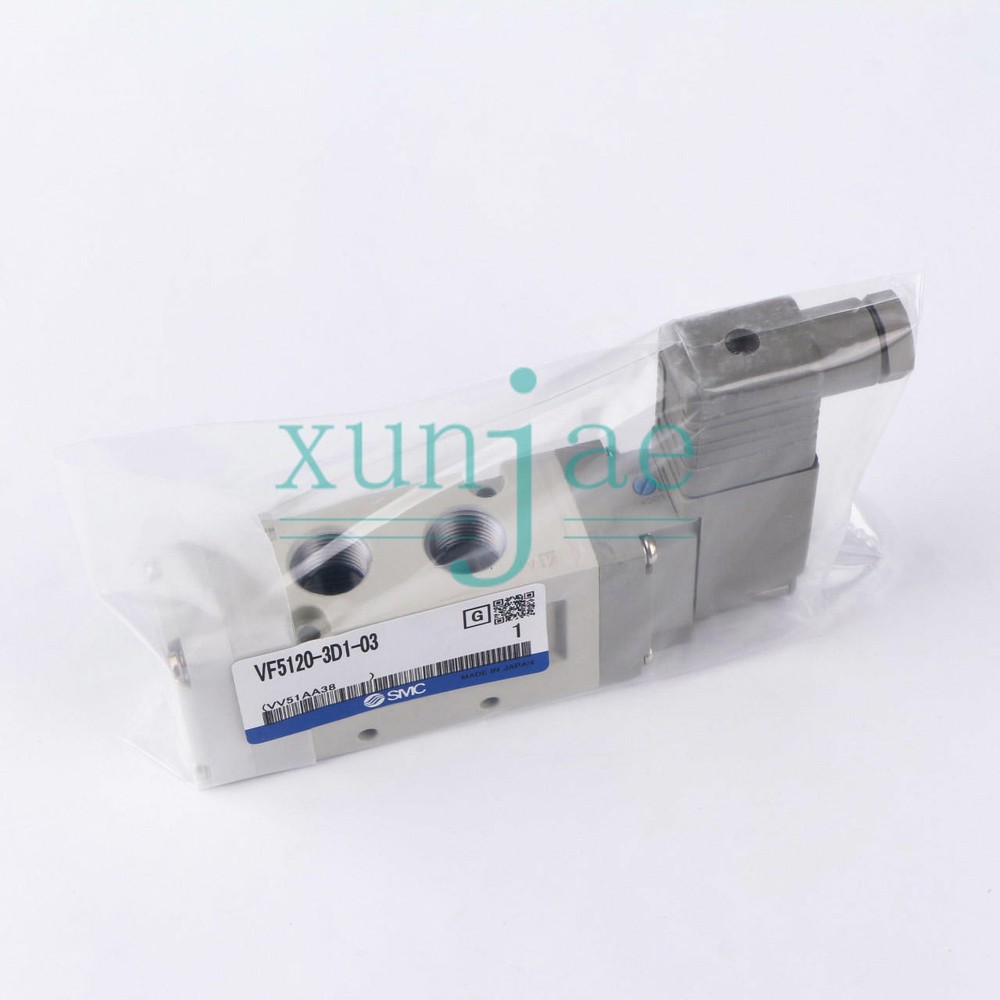 1PCS SMC 5/2 Pneumatic Solenoid Valve VF5120-3D1-03 VF51203D103 NEW