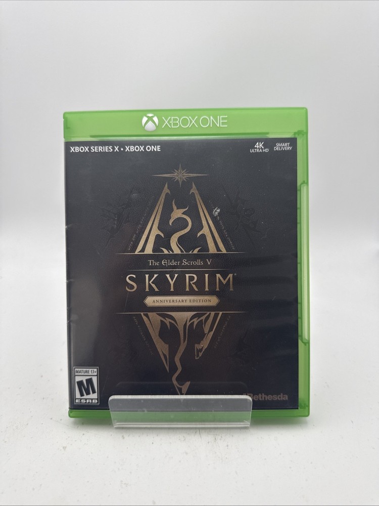 The Elder Scrolls V Skyrim Anniversary Ed.  Xbox One/Series X Map/Manual -Clean