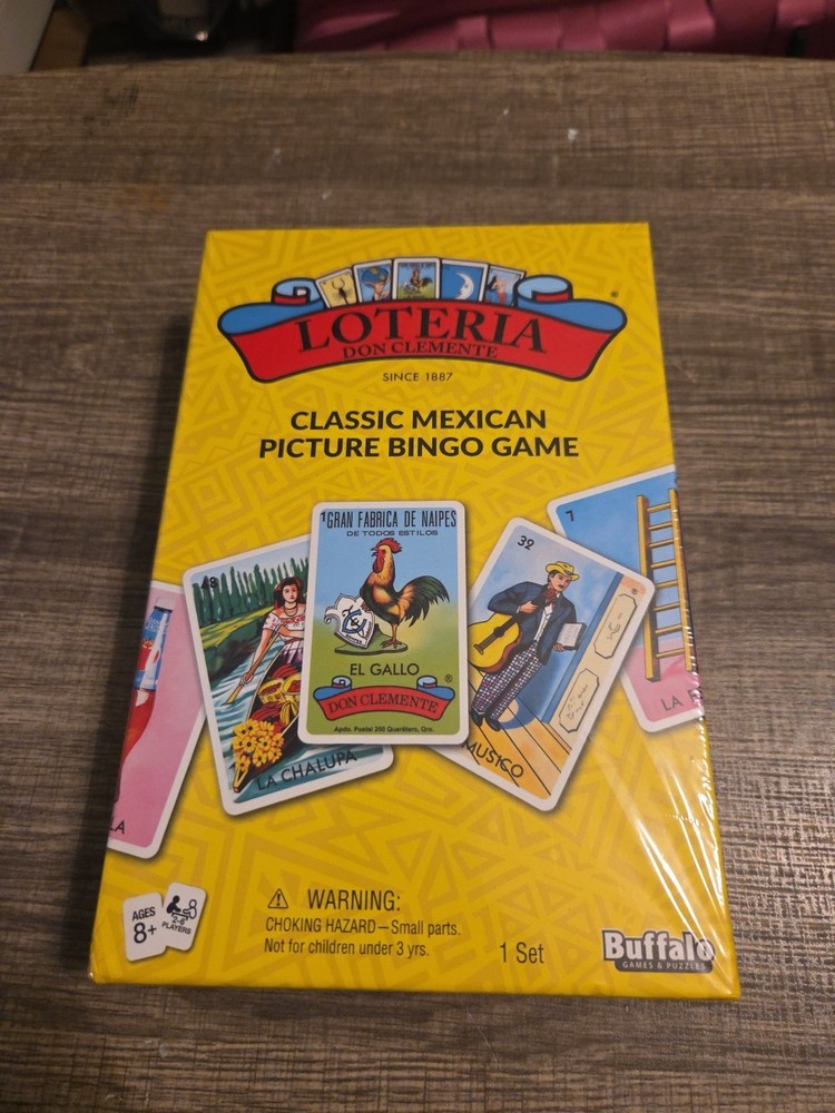 Loteria Don Clemente Classic Mexican Bingo Game Buffalo Games New Sealed Ages 8+