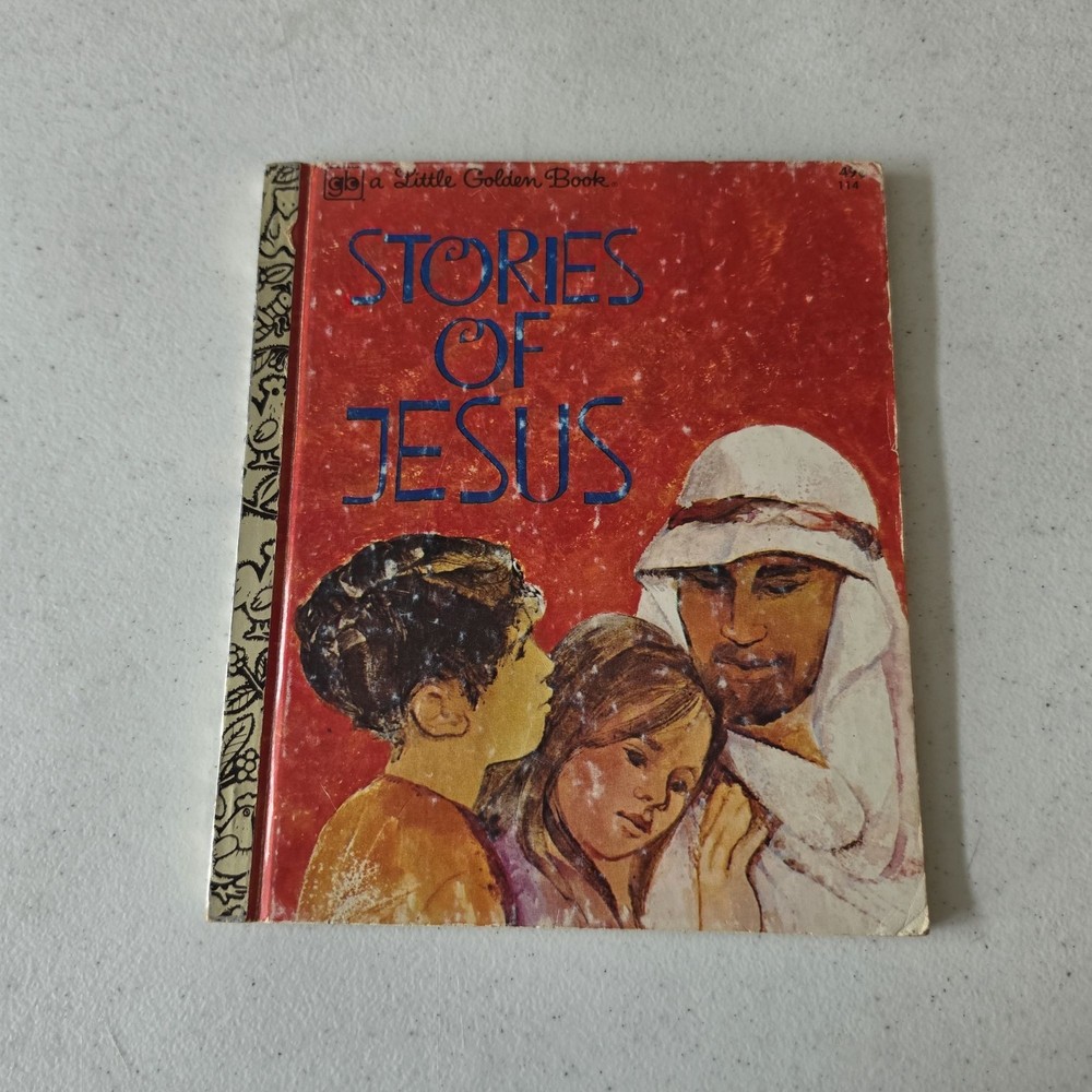Stories Of Jesus Little Golden Book 1976 Fifth Printing Illustrated Hardcover