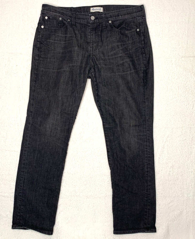 Madewell Skinny Stretch Jeans Womens Black SlimBoy Size 31