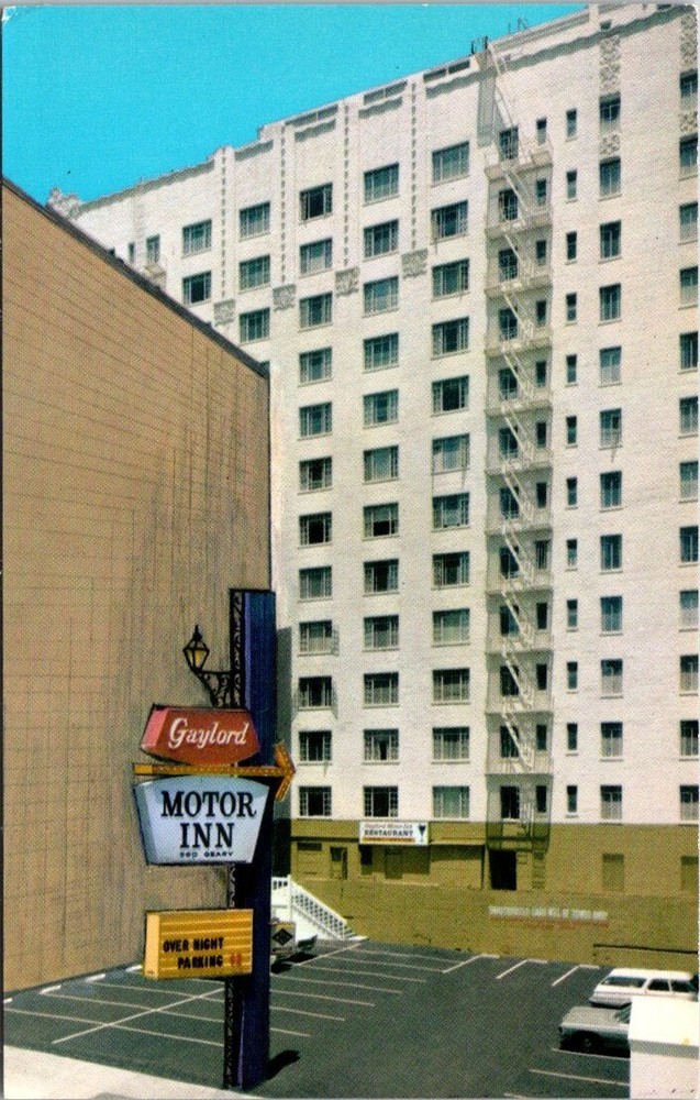 1960s Gaylord Motel Modern & Elegant San Francisco California Vintage Postcard