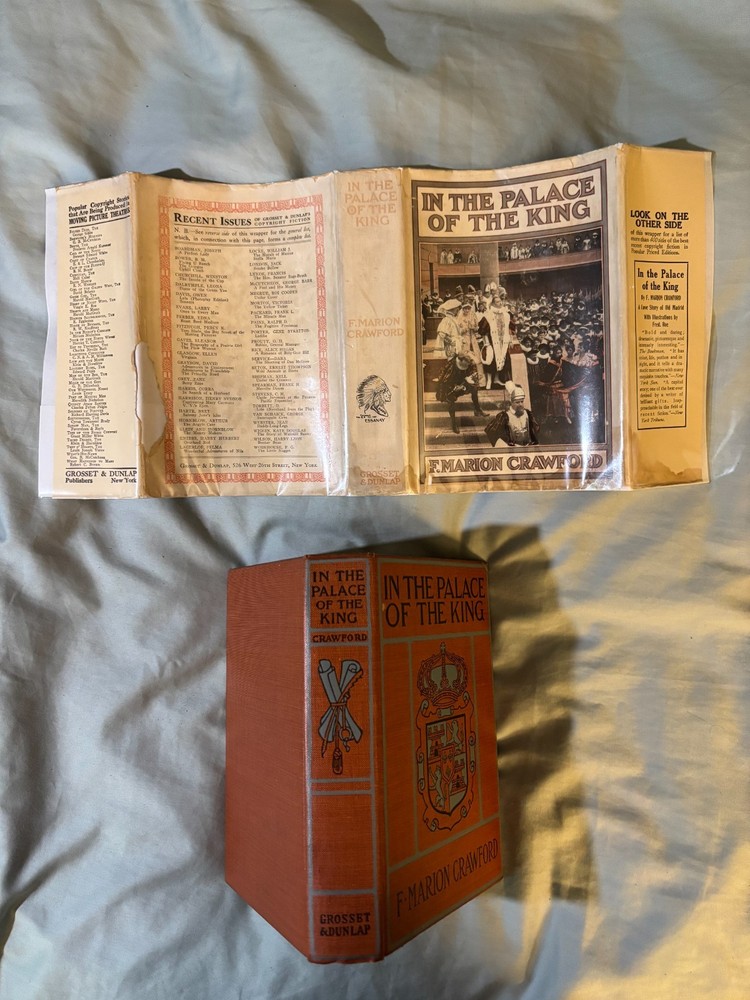 In the Palace of the KIng - photoplay edition movie tie-in DJ & stills c1915 VG