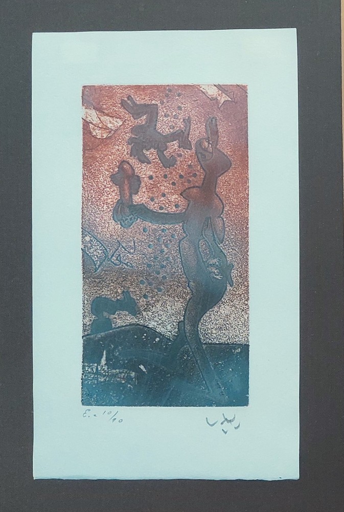 Roberto MATTA Signed etching and aquatint 