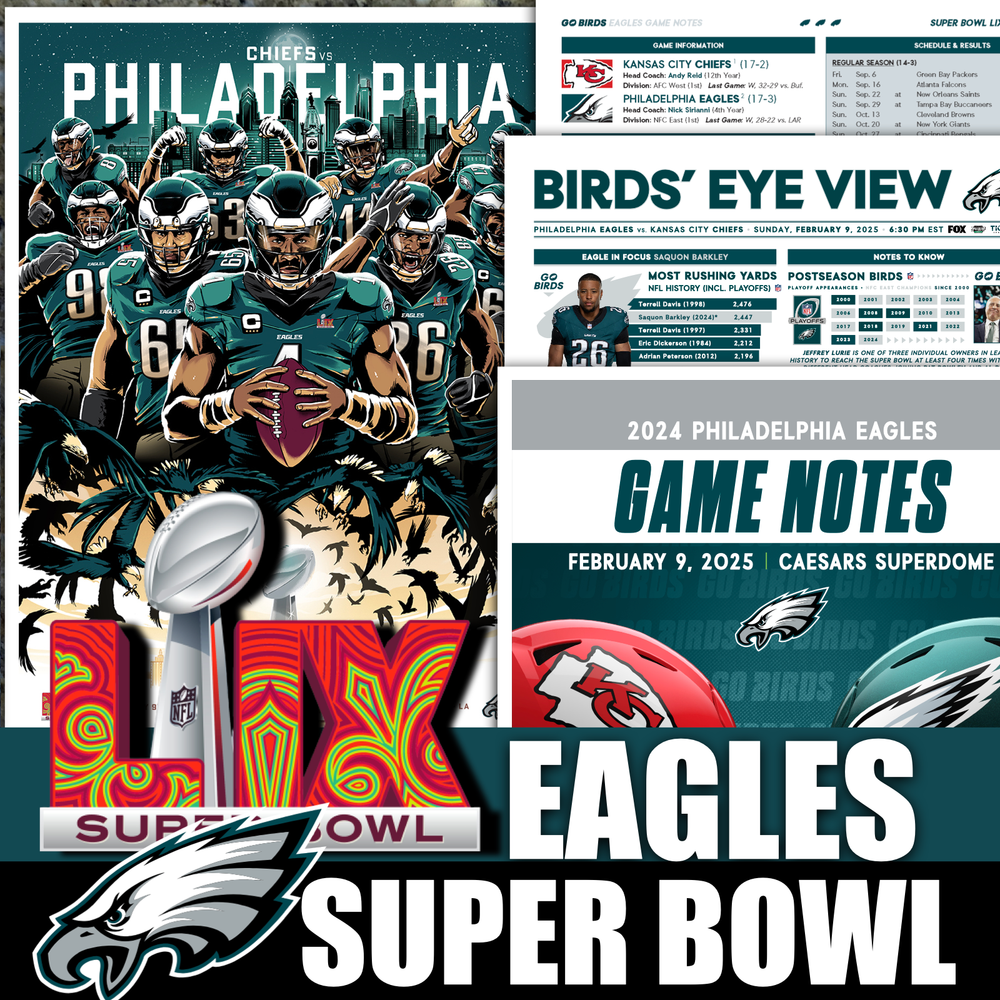 2025 Super Bowl LIX Philadelphia Eagles Gameday Program Media Guide NFL