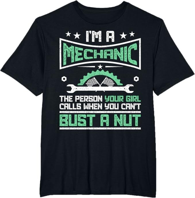 Funny Gift T-Shirt 4 Mechanics _ Adult Humour Gift Unisex T-Shirt