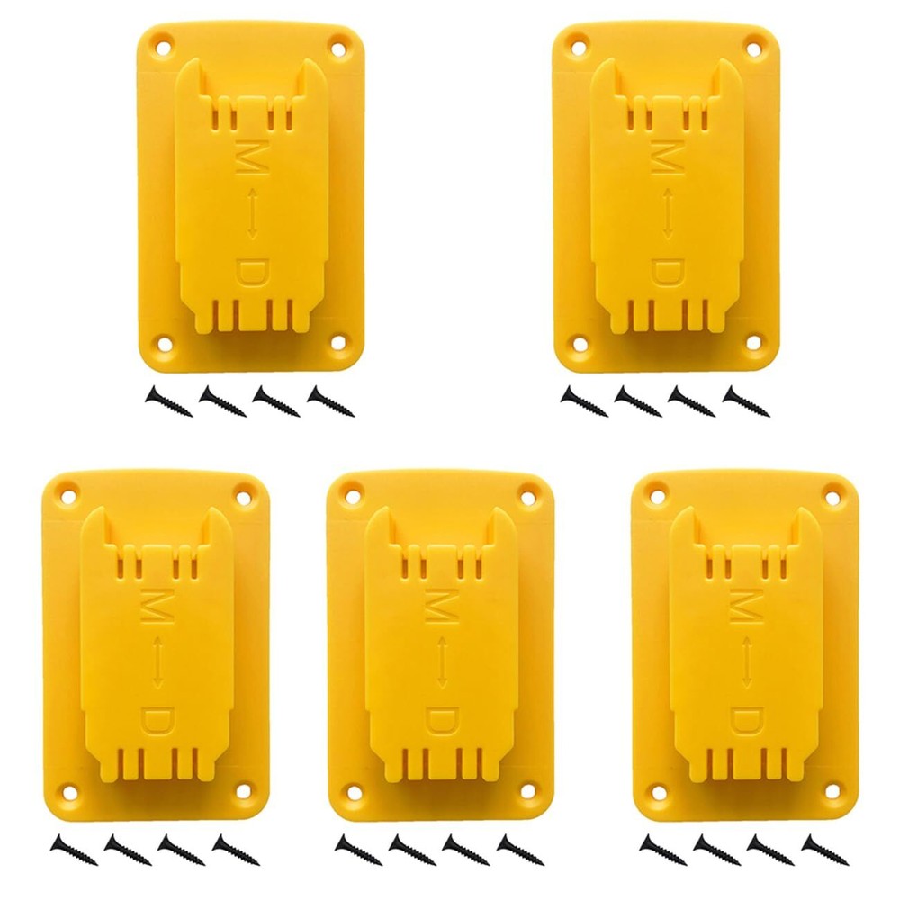 weqcter 5Packs Tool Holder Fit for Dewalt 20V Drill Fit for Milwaukee M18 Too...