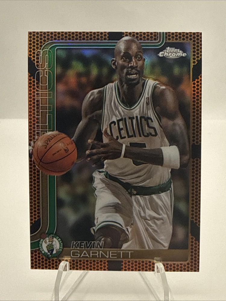 2025 Topps Chrome Kevin Garnett Basketball Refractor #247 HOF Basketball Card
