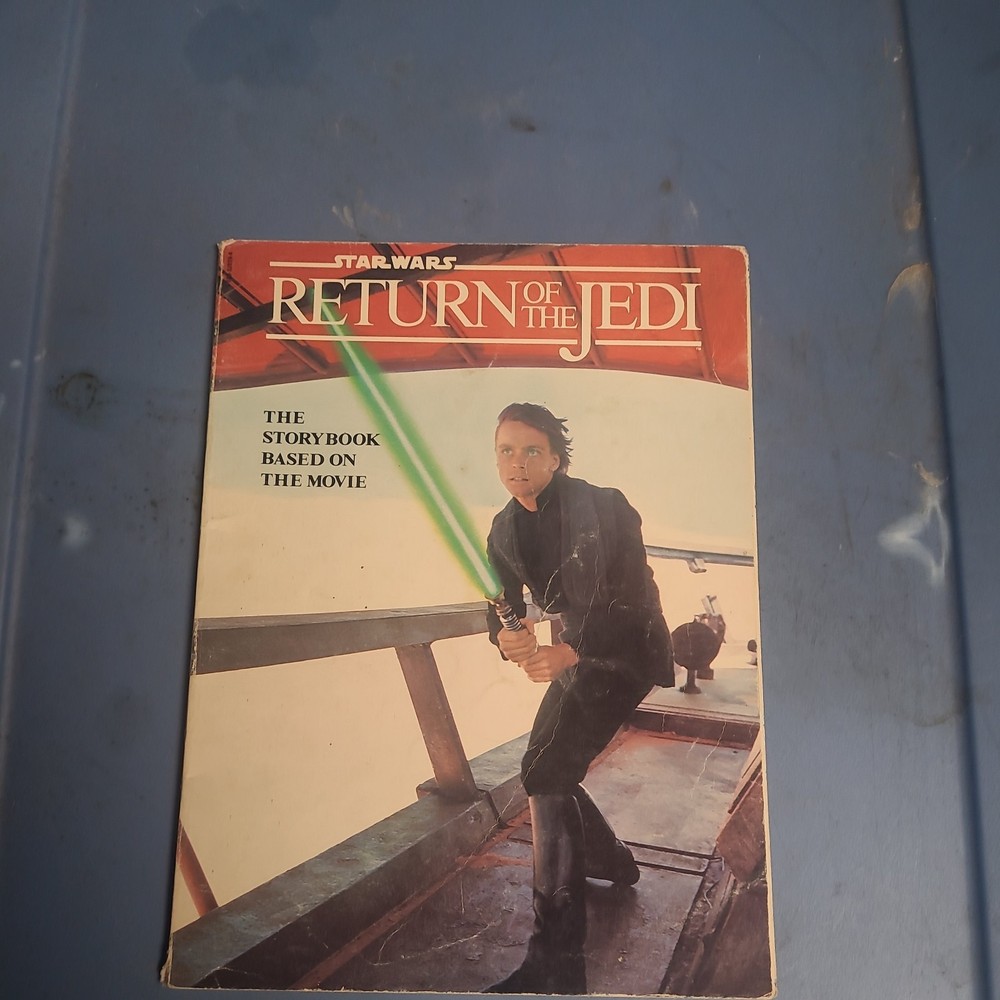 Vintage 1983 The Return Of The Jedi Storybook Book Star Wars