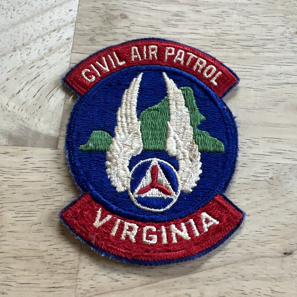 vintage USAF Civil Air Patrol Virginia Wing SQUADRON Patch