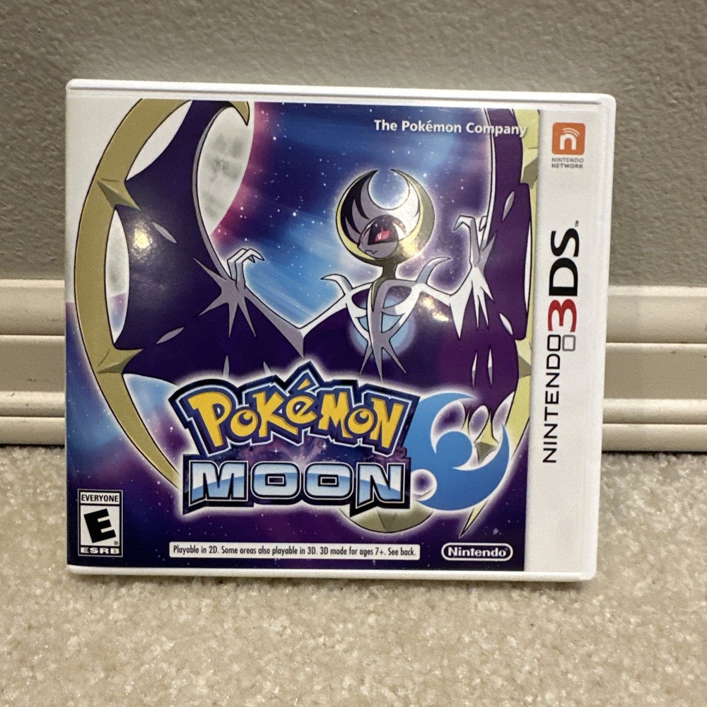 CIB Pokémon Moon (Nintendo 3DS, 2016)