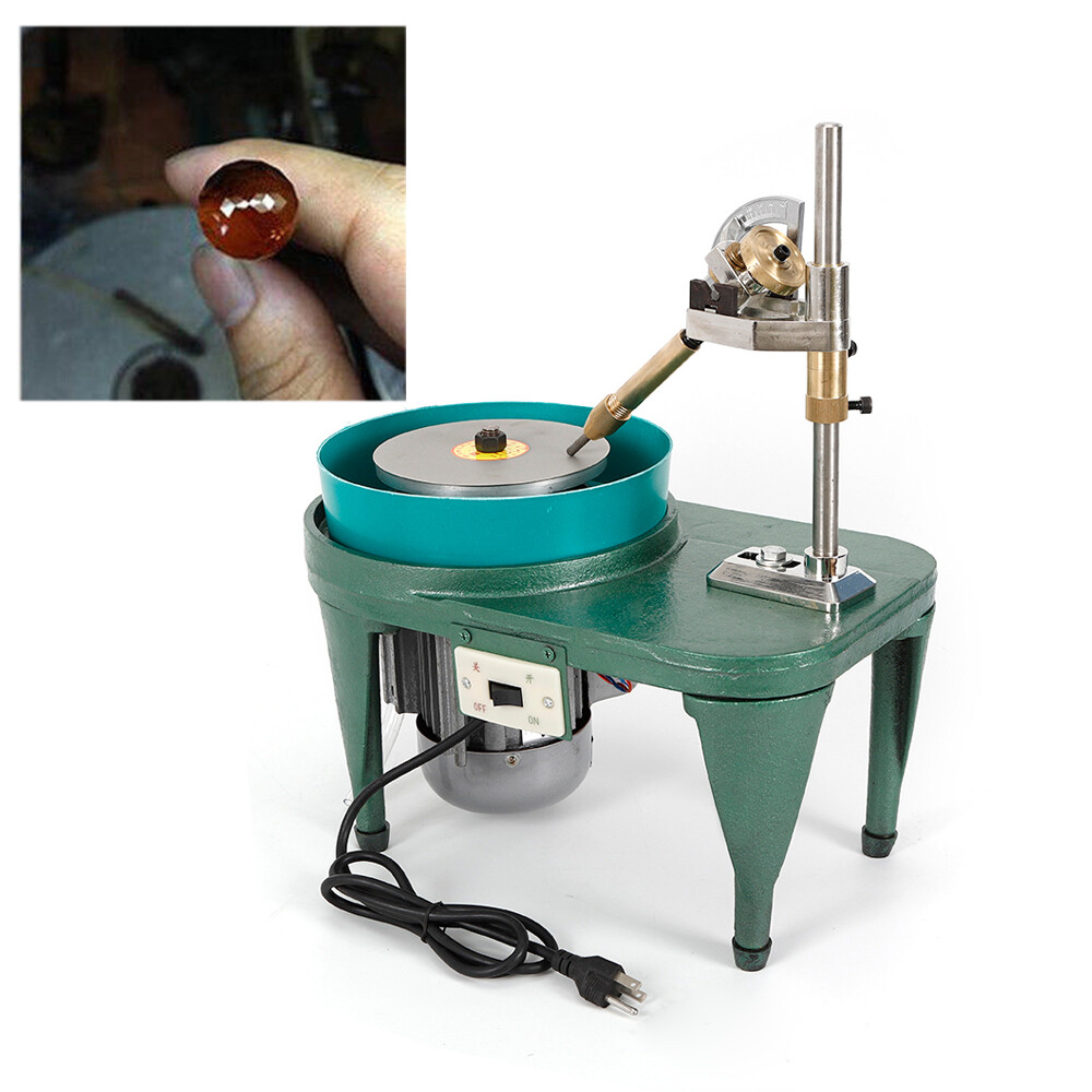 Gem Faceting Machine 2800RPM Gemstone Grinding Jewelry Lapidary Cutting Polisher