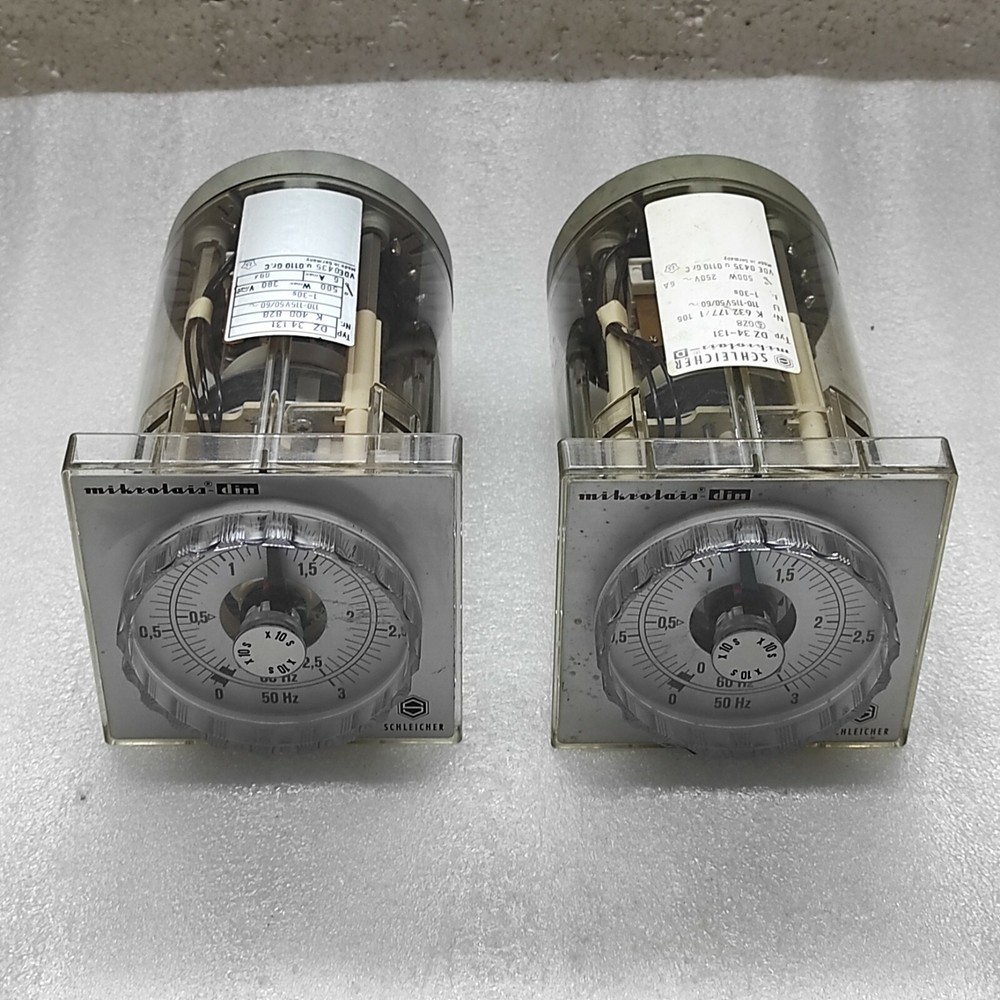 SCHLEICHER DZ 34-131 TIMING RELAY K632177/1-106 110-115V 1-30SEC