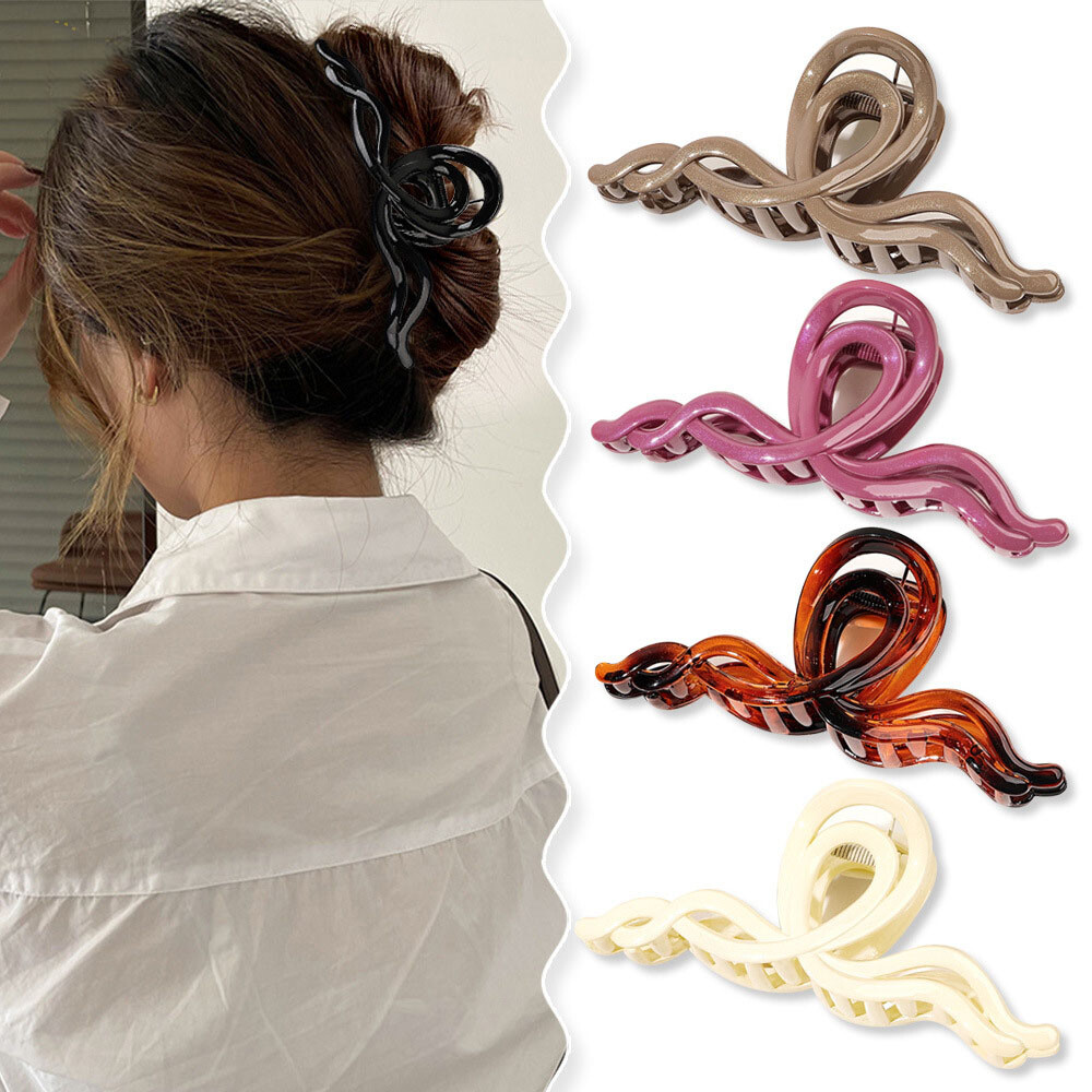 Large Acrylic Ponytail Hairpin for Simple Sweet Hair Styling