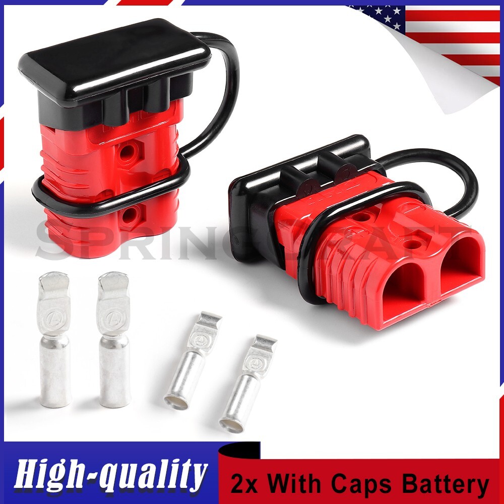 175A Battery Plug Quick Connect Disconnect Electrical Kit  1/0AWG Winch Trailer
