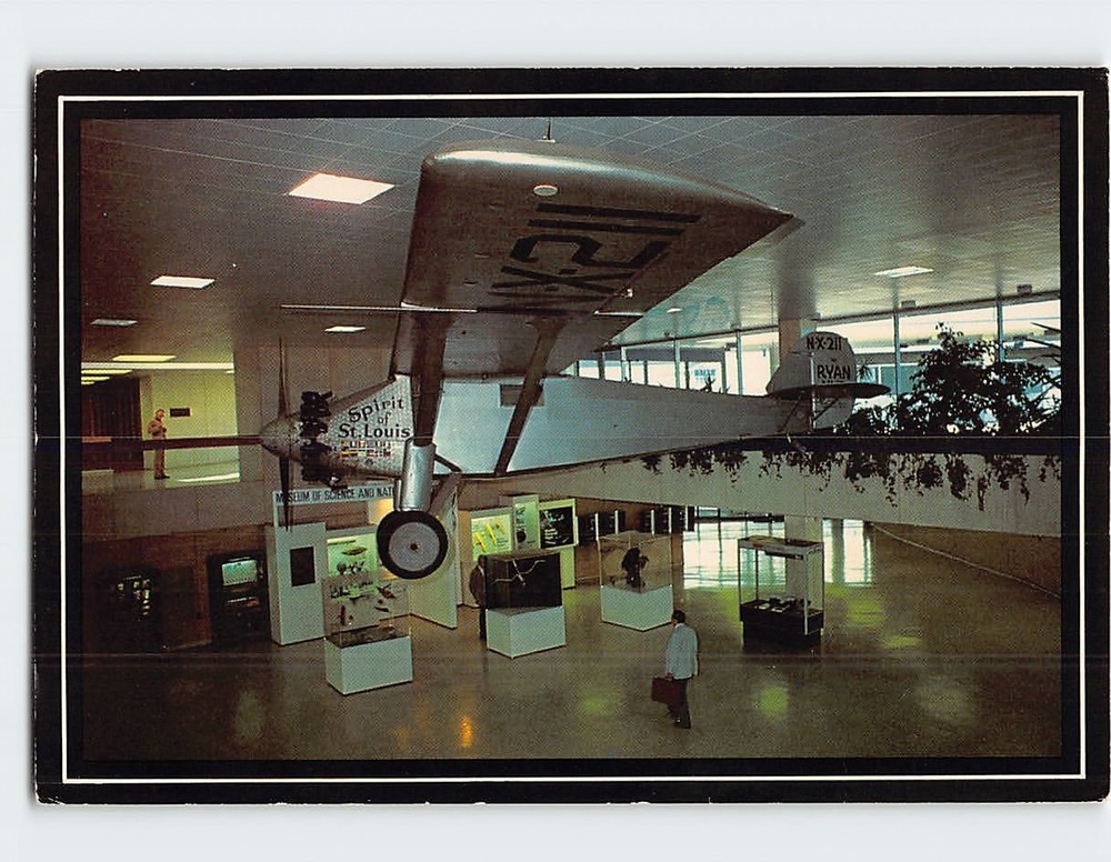 Postcard Spirit Of St. Louis Lambert International Airport St. Louis MO USA