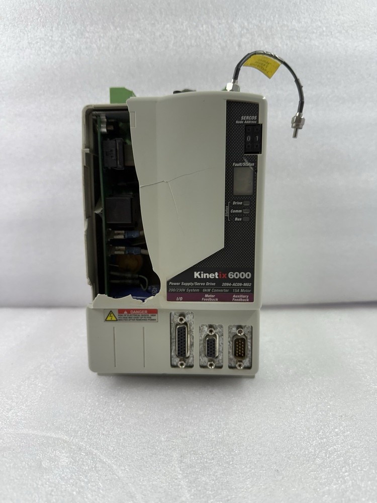 Allen Bradley 2094-Ac09-M02 Ser A Kinetix 6000 Integrated Axis Module (Broken)