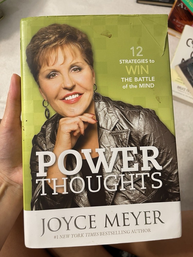 Power Thoughts Joyce Meyer Hardcover Christian Inspirational Self Help Book