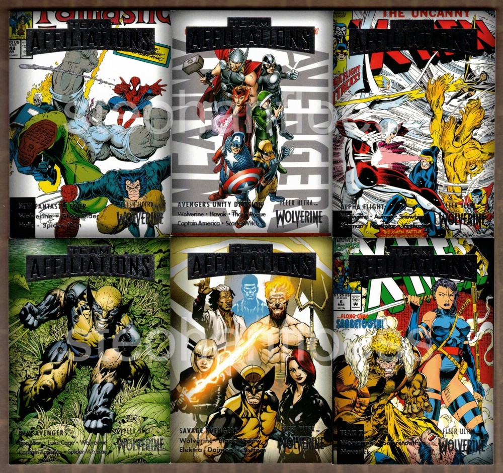 2023 Fleer Ultra Wolverine You Pick the Team Affiliations Card, Finish Your Set