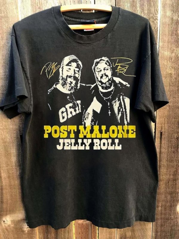 Post Malone x Jelly Roll The BIG ASS Stadium Tour Part 2 2026 Shirt VK09270