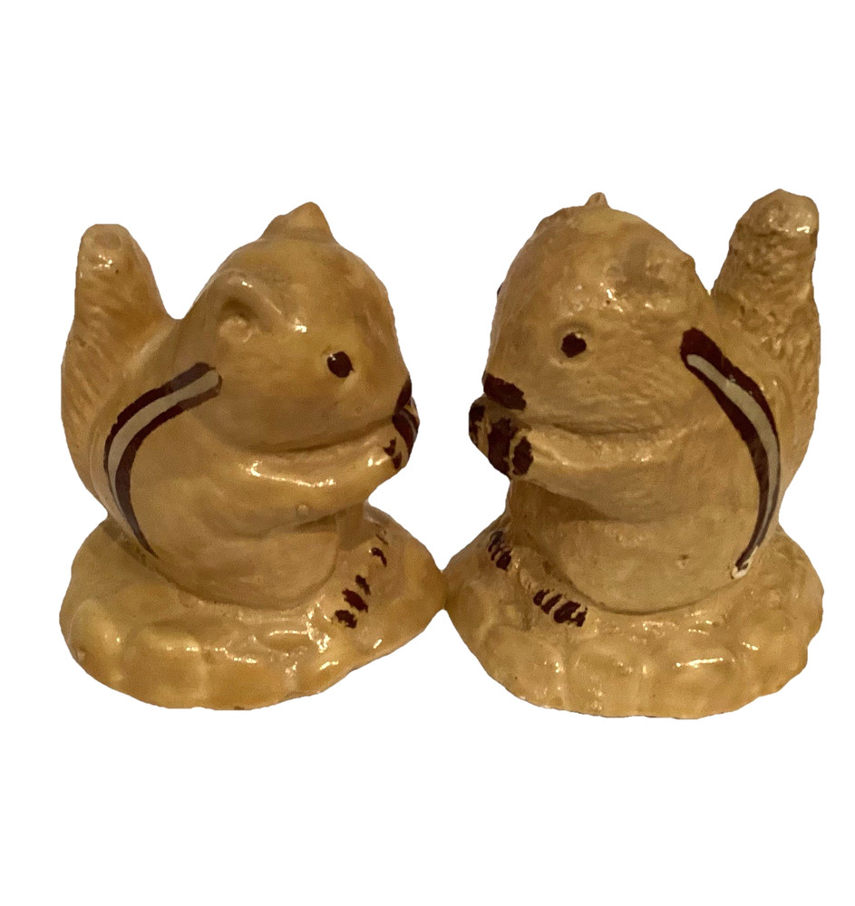 Vintage Chipmunk Salt And Pepper Shakers