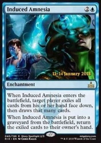 Pre-Release Promos - Induced Amnesia - Foil - Prerelease Promo