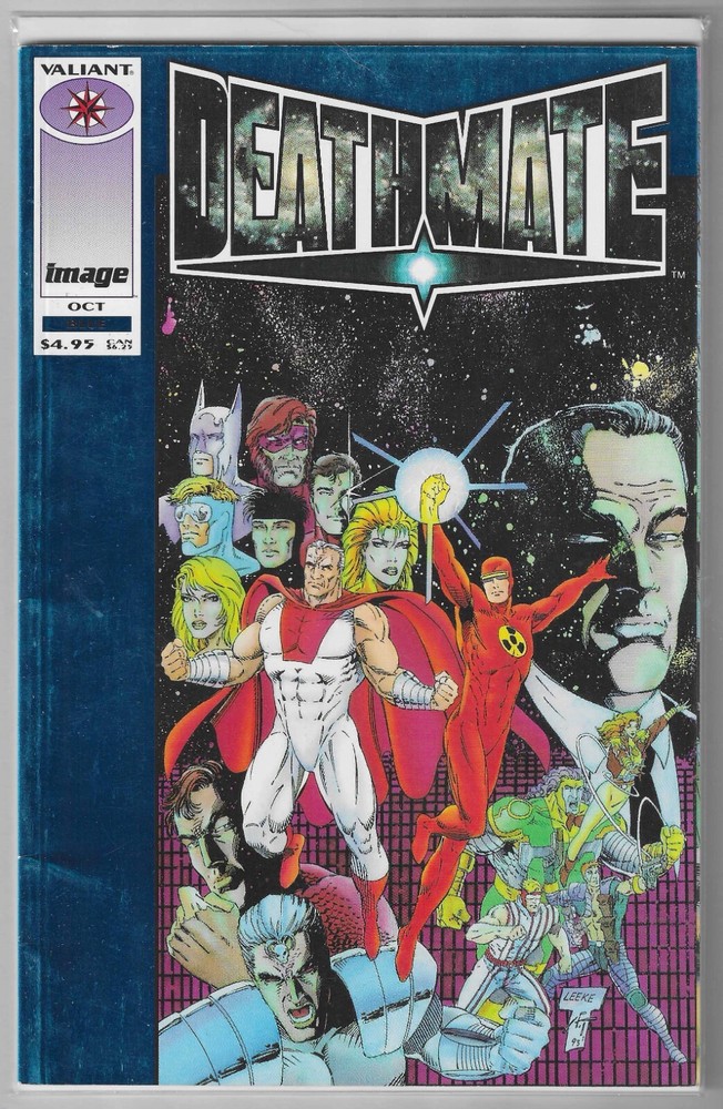 Deathmate Blue Valiant Image Comics 1993 Leeke