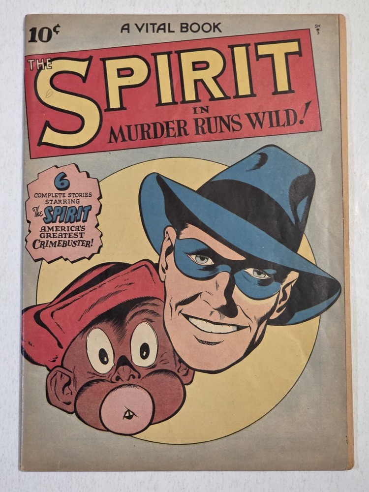 SPIRIT #3 FN+ Ebony White App Lou Fine 1945 QUALITY Comics Golden Age High Grade