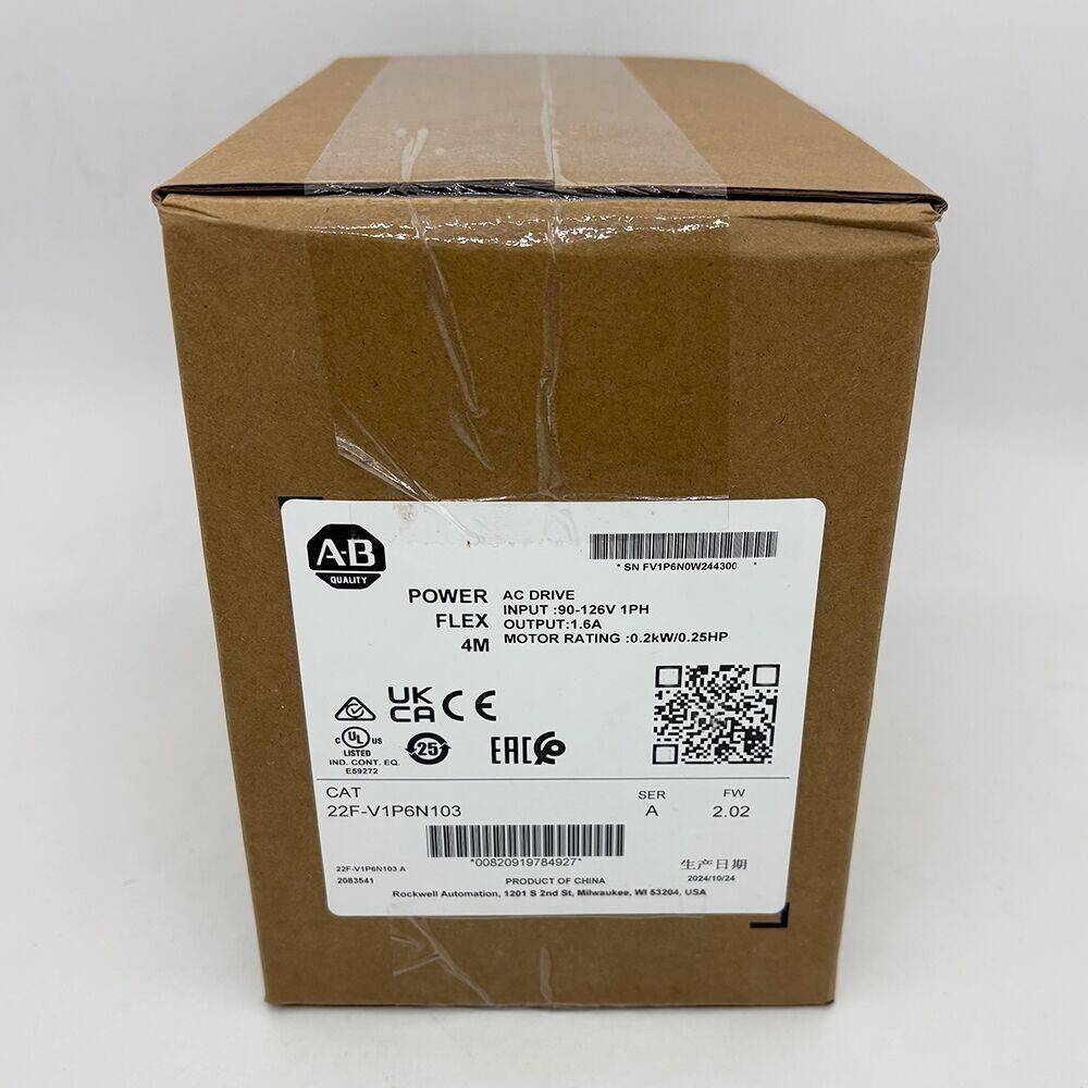 New AB 22F-V1P6N103 Free Shipping New in Box New Factory Sealed PLC