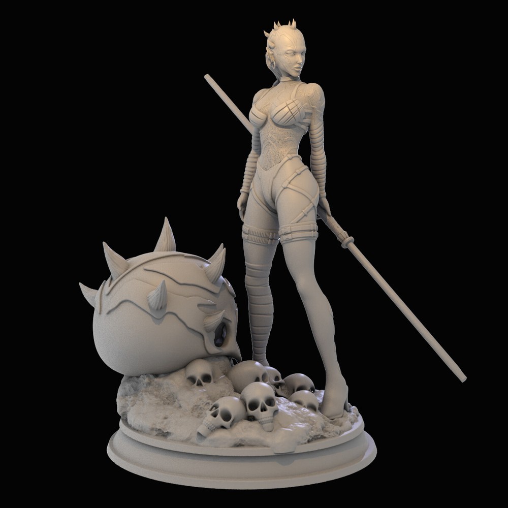 Planet Warrior Diy Resin Figure 1/24 Scale Model Kit Unpainted Unassembled Toy